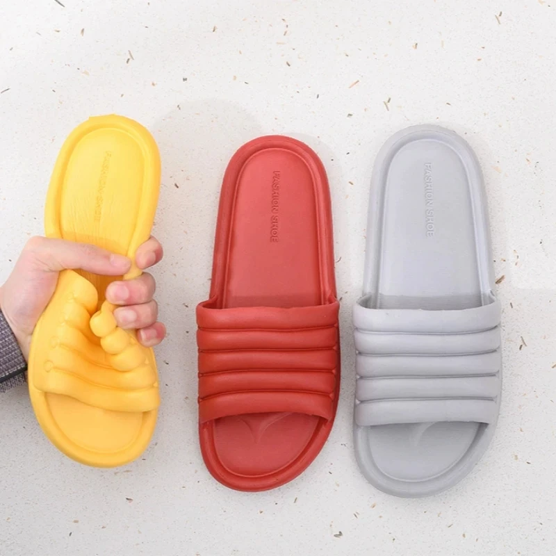 

2020 Bathroom Shower Slippers For Women Summer Soft Sole High Quality Beach Casual Shoes Female Indoor Home House Pool Slipper