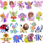 Набор наклеек для алмазной живописи сделай сам, для детей и взрослых, для начинающих, Простой Полный Алмазный Набор стразы, подарок