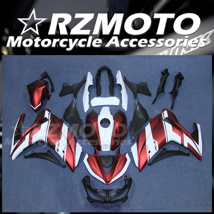 

4Gifts New ABS Fairings kit for YAMAHA YZF-R3 15 16 17 18 YZF-R25 R3 R25 2015 2016 2017 2018 Bodywork set Red Matte