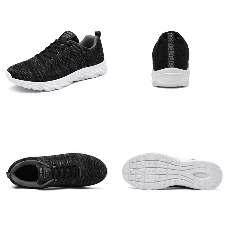 New Casual Leisure Men's Running Shoes Light Breathable Alr Mesh Men's Sneaker Big Size Outdoor Jogging Lace Up Men's Shoes 45