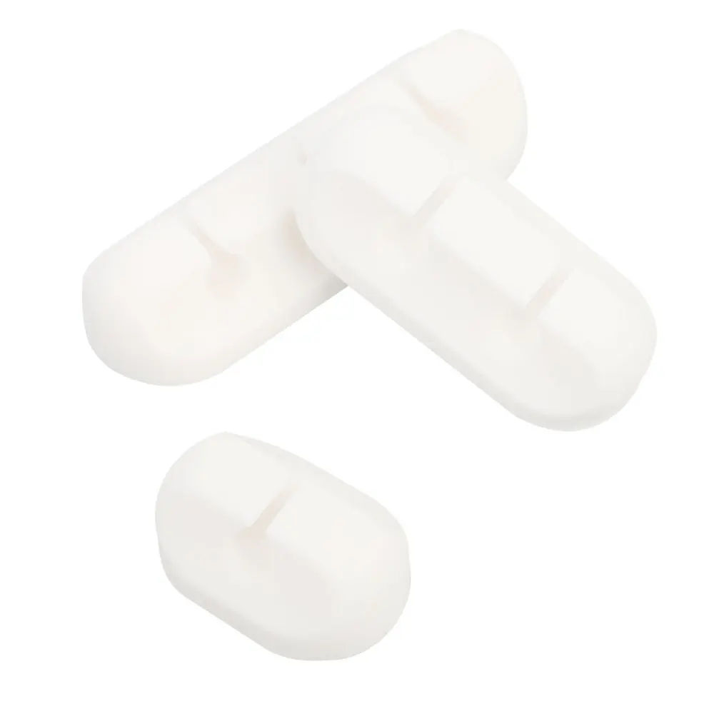 

1 Set Self-adhesive Wire Organizers Cable Winders Cable Wrappers (White)