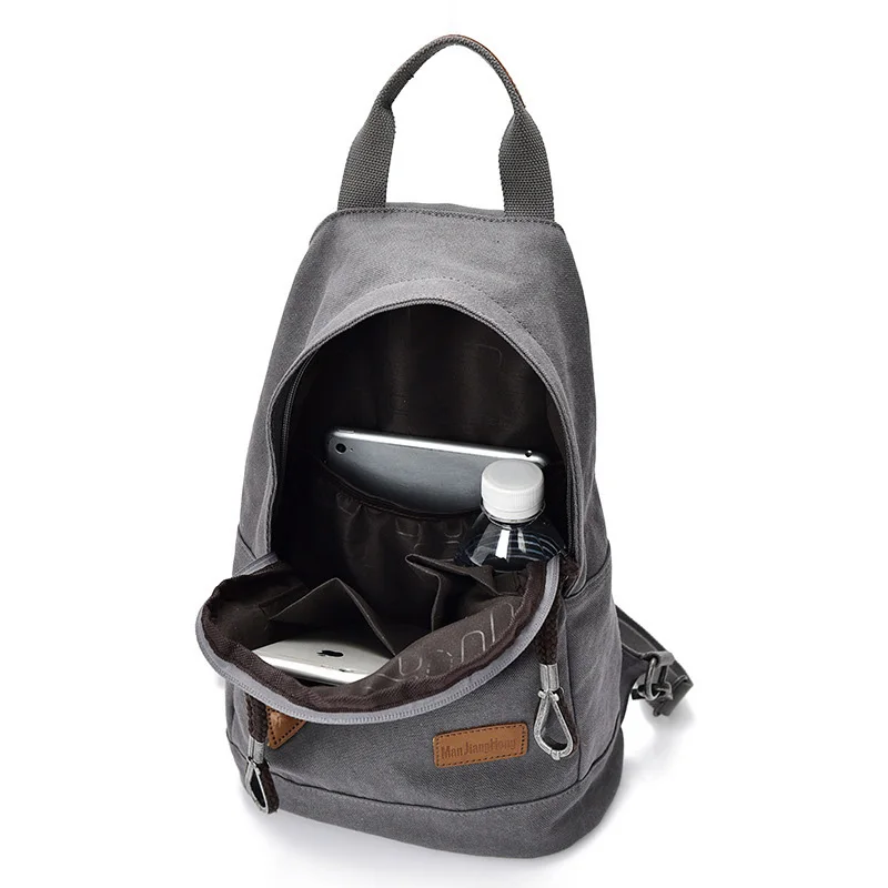 Многофункциональный Холщовый мини рюкзак MANJIANGHONG для мужчин и женщин школьные