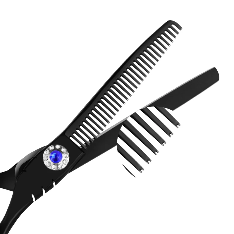 Sharp Blade Professional Hair Scissors Cut Cutting Salon Scissor Makas Barber Shears Hairdressing Black 6 inch | Красота и здоровье