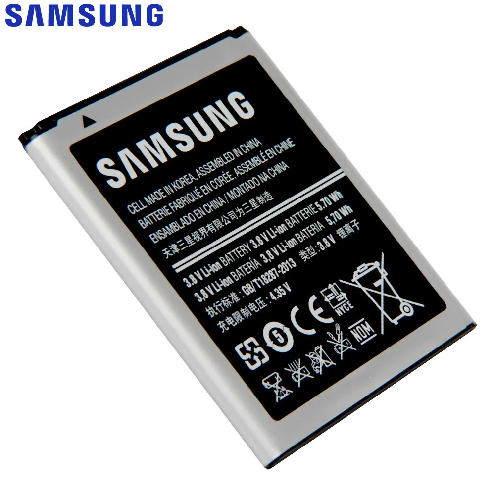 Оригинальный аккумулятор Samsung для J1mini SM J S7562 S7560 S7572 S7580 i8190 S7566 S7568 I739 i759 I669 I8160 S7582