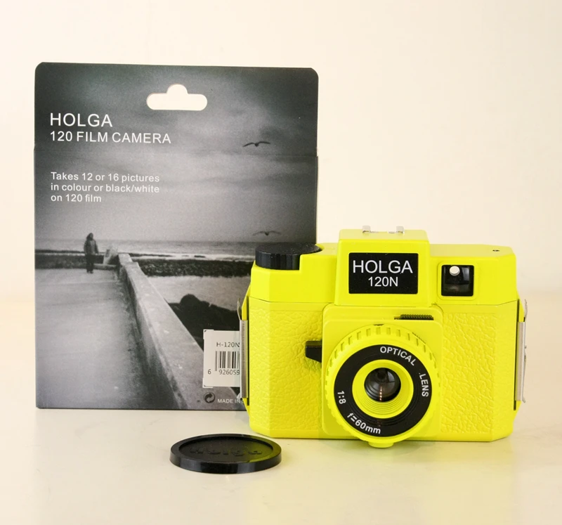 Yellow HOLGA120 камера среднего формата 120N/N Черный цвет Ломография Lomo Kodak Fujifilm - Цвет: Yellow