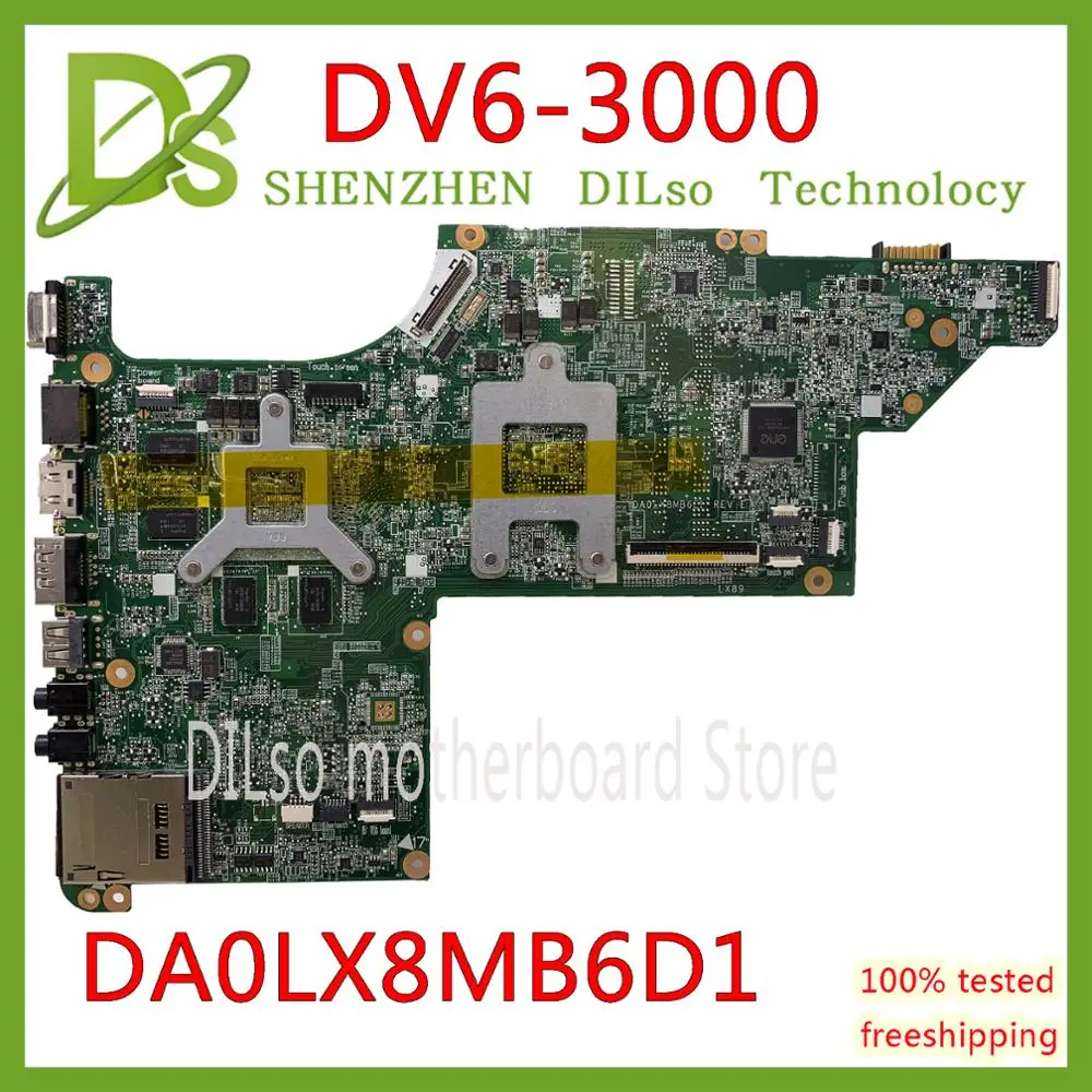 KEFU DV6-3000 материнская плата для hp Pavilion DV6-3000 материнская плата DA0LX8MB6D1 31LX8MB0070 материнская плата для ноутбука MB