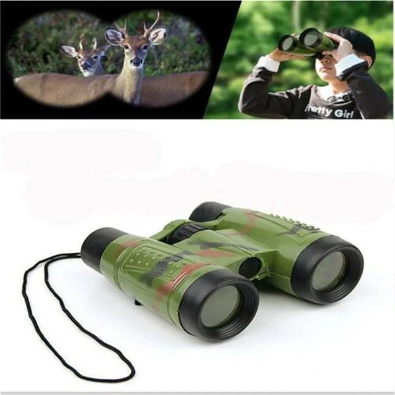 

Telescope Camouflage Green Child Double Tube Telescope High Quality Handsome Durable Simple Telescope Outdoor Children Toy New