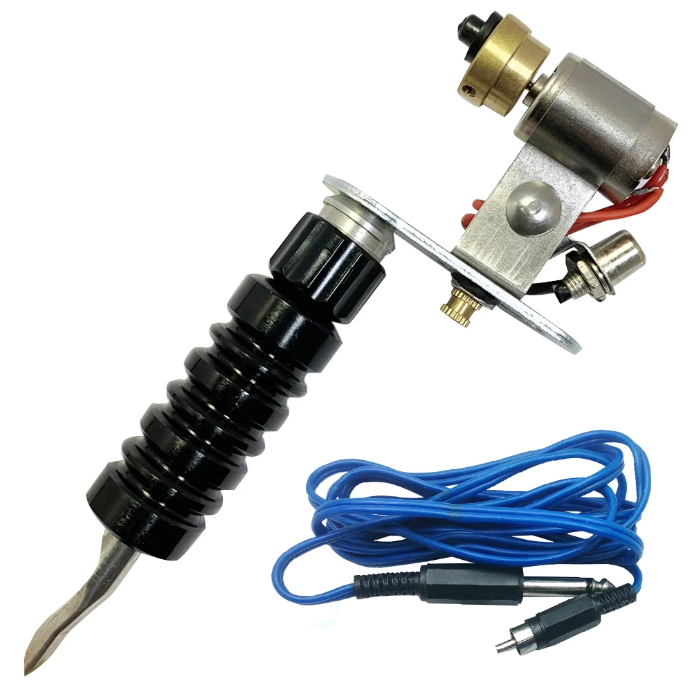 Блок крепость роторная тату машина Ассорти двигатель + RCA клоп шнур Временные