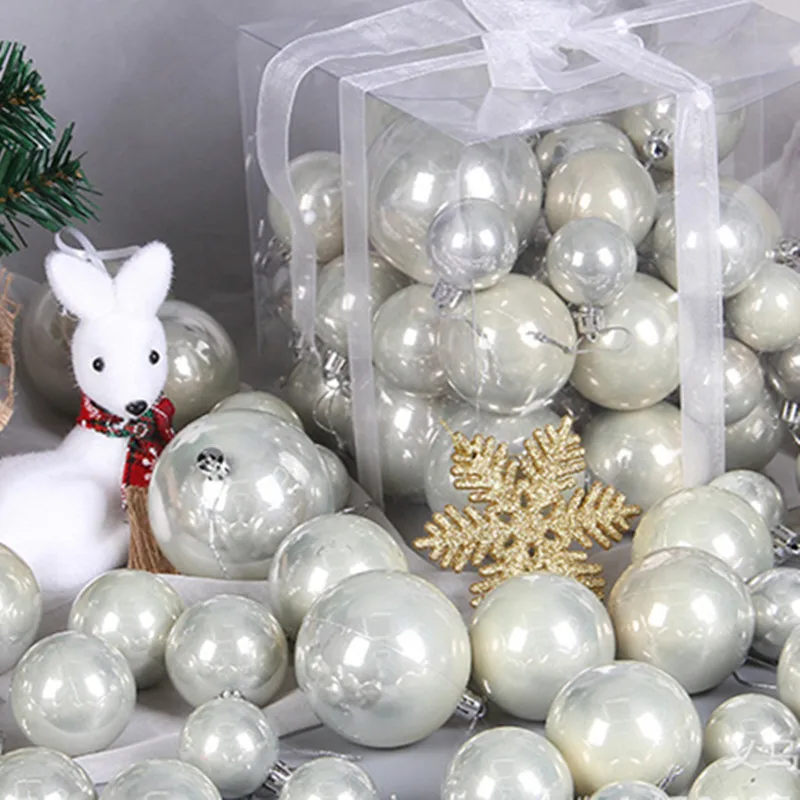 37 шт. рождественские украшения для елки подвесные дома разноцветные пластиковые