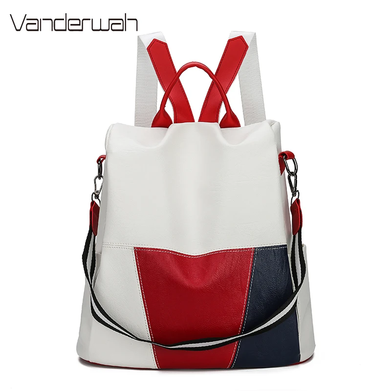 Роскошный дизайнерский женский рюкзак школьный высокого качества из