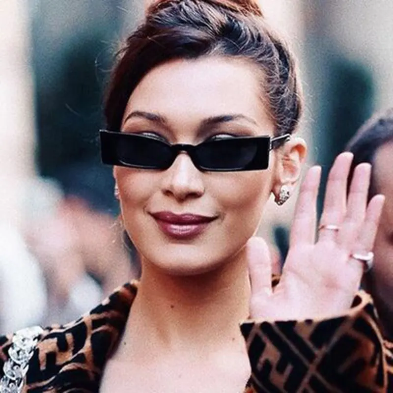 

Fashion Small Square Frame Sunglasses Women Brand Designer Eyewear Retro Sun Glasses Classic Printing Eyeglasses Travel Shade