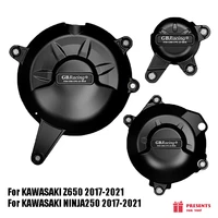for kawasaki z650 ninja650 2017 2021 2020 engine covers protectors motorcycles engine cover protection case for case gb racing