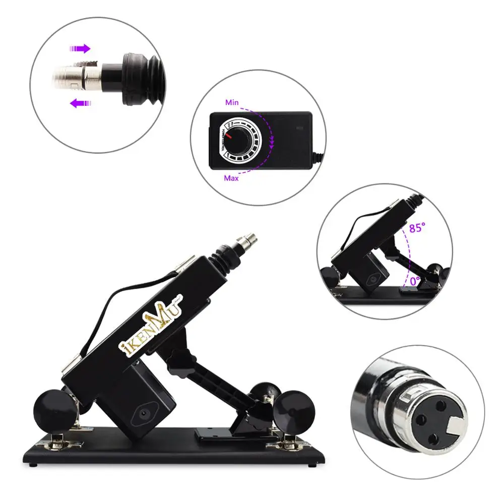 IKenmu Автоматическая Секс машина женская мастурбация насосная пушка с 5 насадками