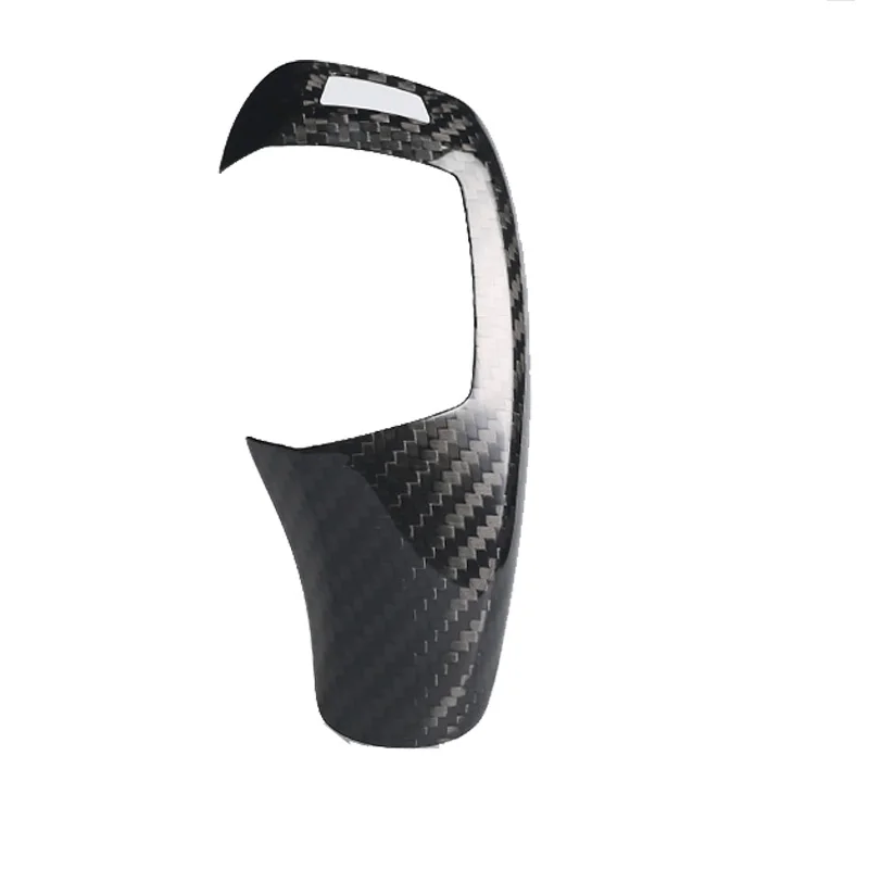 

Eco-Friendly Gear Surround Cover Car Interior Black Real Carbon Fiber Auto Shift Knob Covers Car Gear Cover For BMW