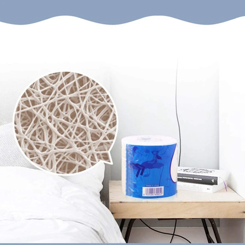 1 рулон мягкой 3-слойной туалетной бумаги рулоны салфеток для ванной белого цвета