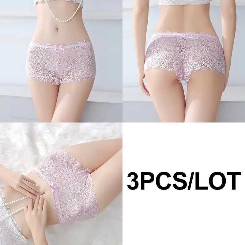 (3)P0045-Pink CMENIN, новинка, большие размеры, женские сексуальные кружевные трусики, винтажные, кружевные, эластичные, большие, инвариантные, полые трусы для девушек, сексуальное нижнее белье, P0045 - Цвет: (3)P0045-Pink