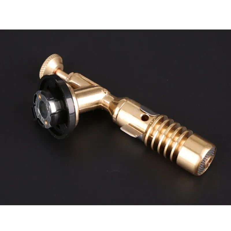 Газовый фонарь пистолет с пламенем медным Бутан газовая горелка зажигалка