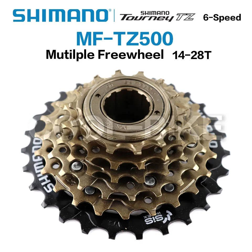 SHIMANO MF TZ500 6 Speed 7 скоростей механизм трещотки для велосипеда 14 28 звездочки 6s