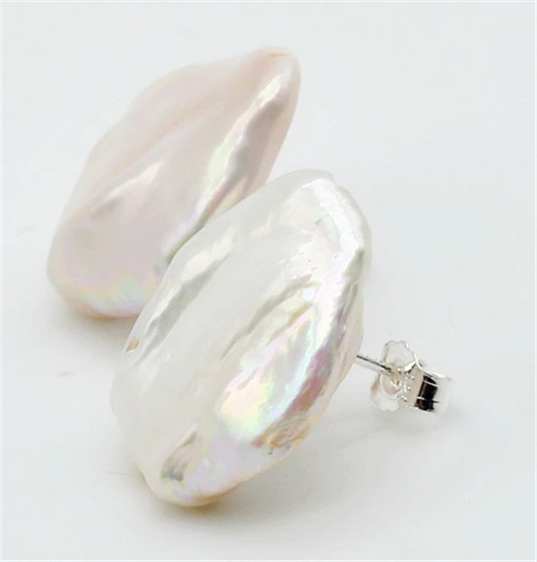 

Женские серьги-гвоздики с жемчугом, 15-20 мм, серебро 925 пробы