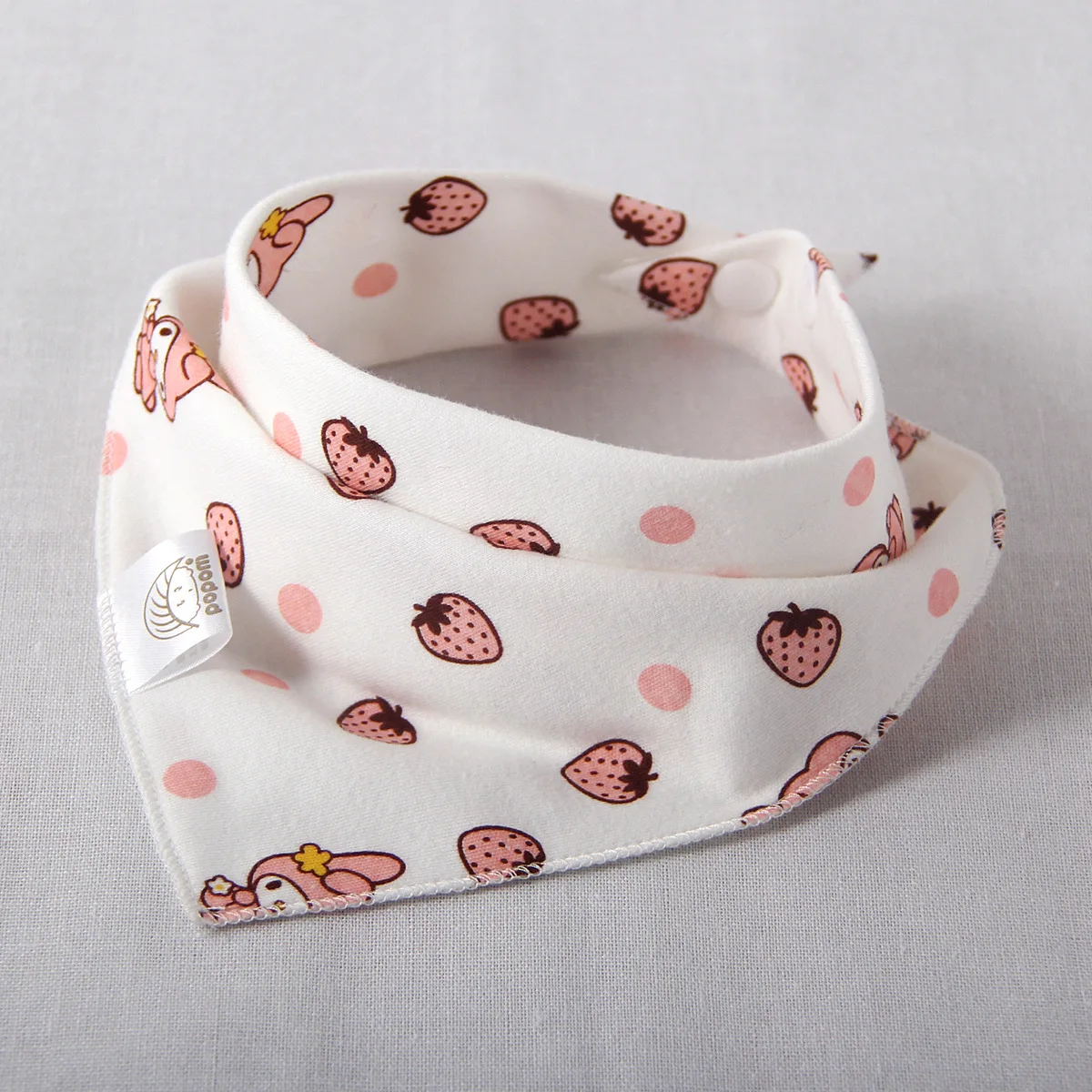 Baby Bibs Triangle Pure Cotton Cartoon Child Baberos Bandana Babador Dribble Newborn Slabber Absorbent Cloth | Детская одежда и
