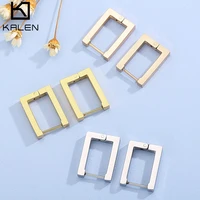 kalen geometric earrings rectangular gold earrings womens earrings metal titanium steel earrings 2021 new trendy earrings