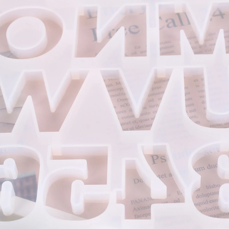 

125 Pieces Silicone Resin Casting Molds Starter Kit , Alphabet Number Silicone Mold and Tools Set for Resin Jewelry