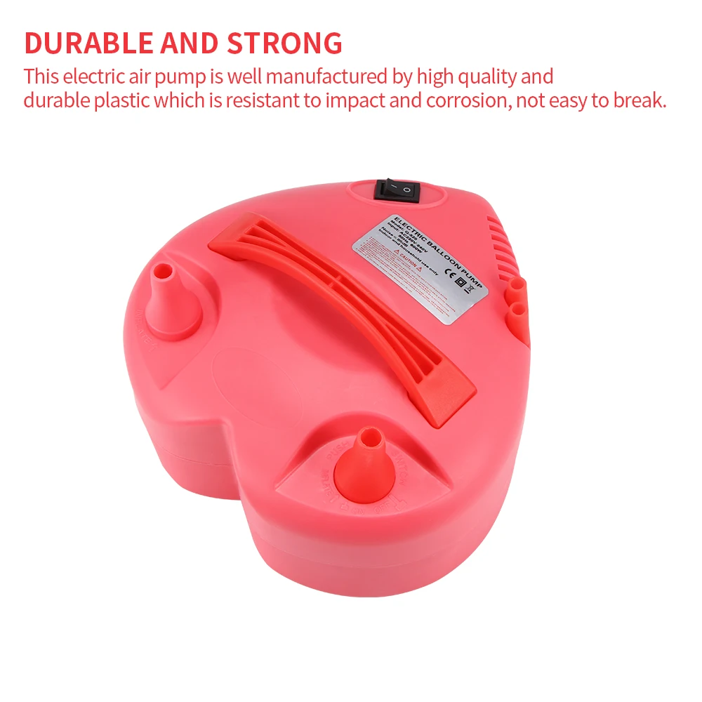 Новый Электрический дизайнерский воздушный насос с двумя насадками портативные