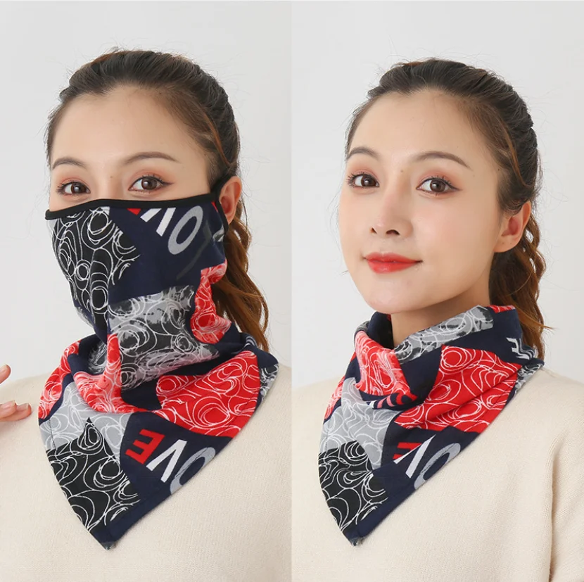 

Outdoor Bohemia Printing Seamless Face Mask Carnival Rides Mountain Skiing Sports Scarf Neck Tube 2 in 1 Face Dust Riding Masks