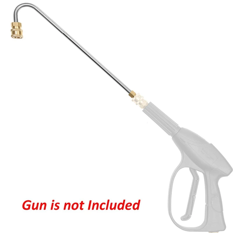 

1 Pcs Washer Gutter Rod Cleaner Wand Attachment Washer Gutter Rod & 1 Set Pressure Washer Accessories Kit