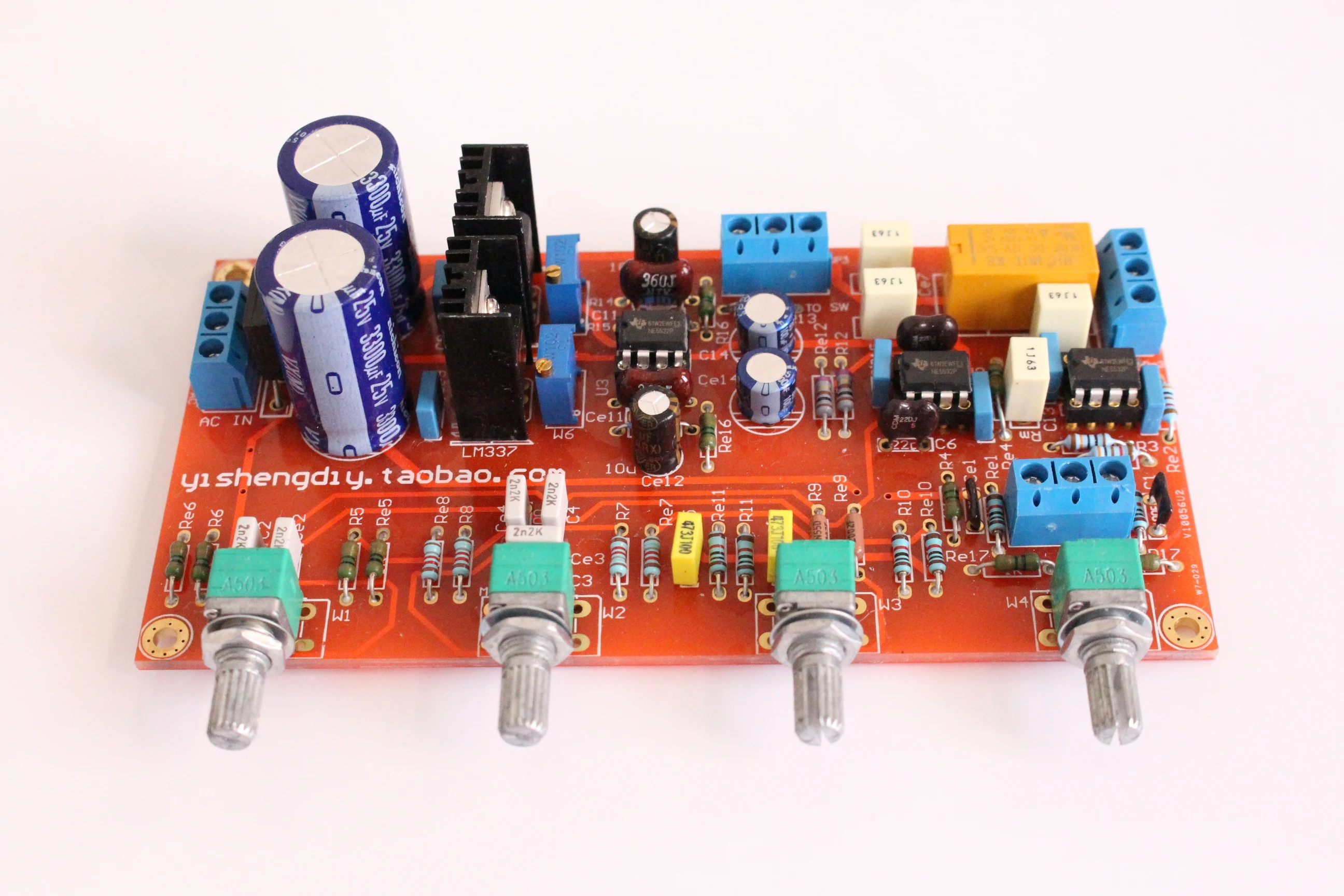 

YWJJX 2.0 Channel Fever Level Ne5532 Tone Board Front Level Finished Board Tone Board 5532