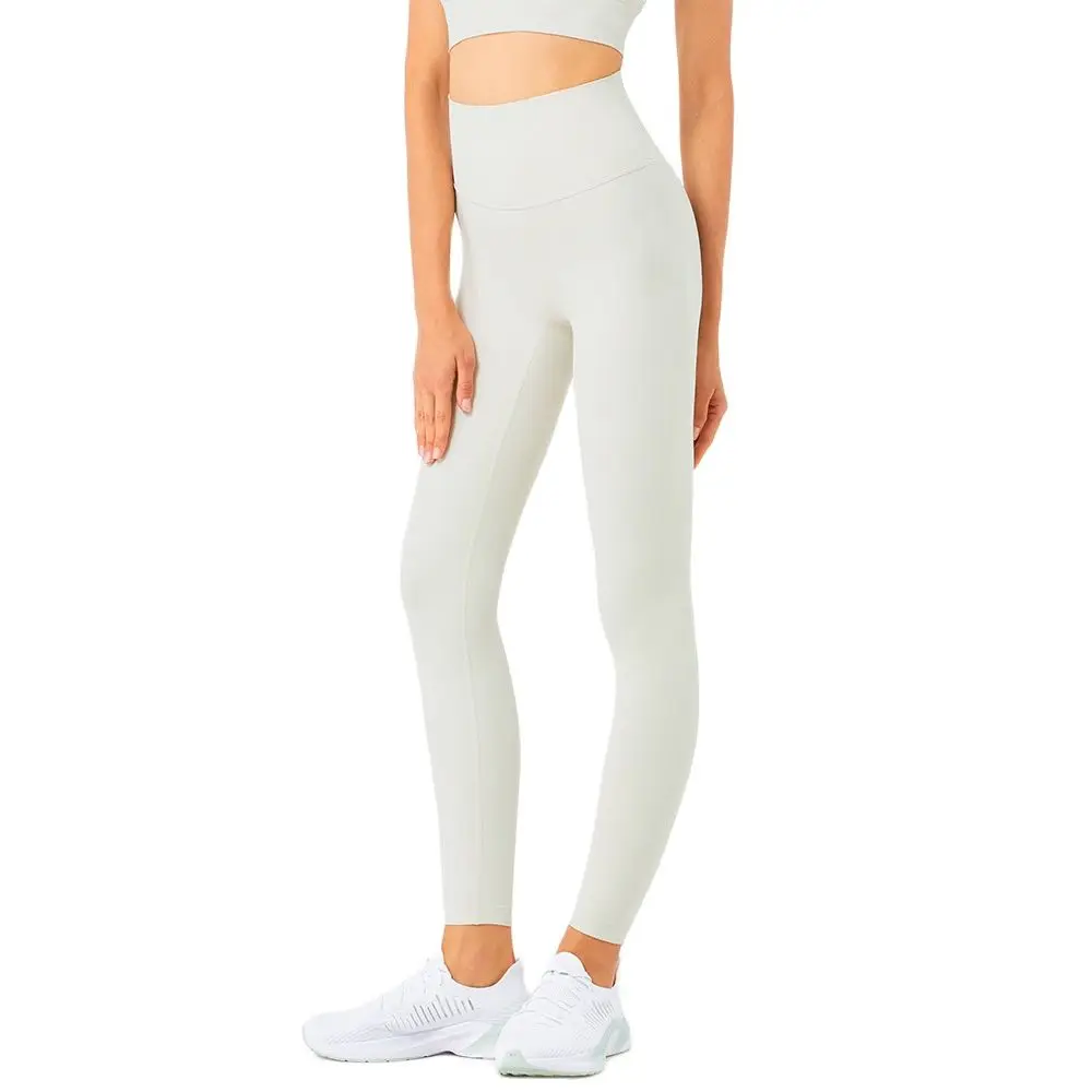 

2021new womens Nude and No Embarrassment Line Yoga Pants European and American Pocket High Waist Peach Hip Tights