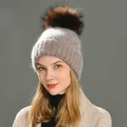 Утолщенная женская шапка, зимняя теплая шапка, новинка 2021, мягкая шапка из меха