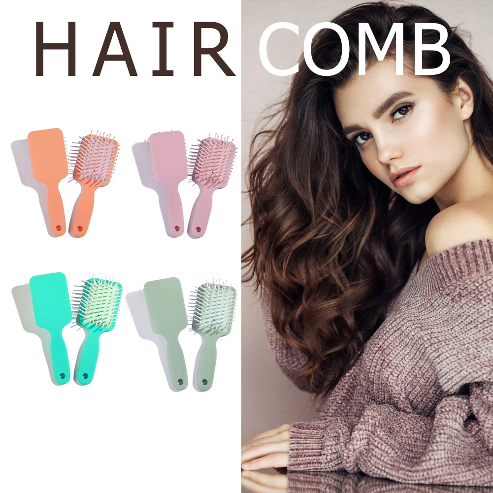 

Мини квадратная расческа для волос с воздушной подушкой, антистатический массажный расчесыватель для кожи головы, детский парикмахерский ...