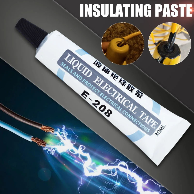 

Liquid Electrical Tape Black/Gray 1 Oz Tube Insulation Waterproof Fast Dry SUB Sale