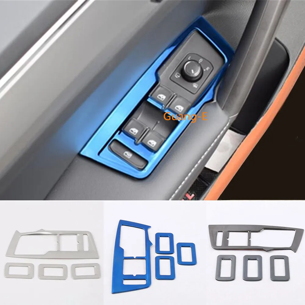 Стальная дверь окно стеклянная панель подлокотник кнопка переключения для Volkswagen