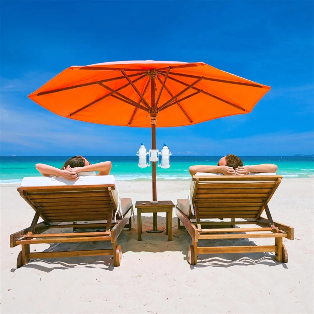 

3pcs Beach Umbrella Cup Holder Drink Holder Cup Holder for Outdoor