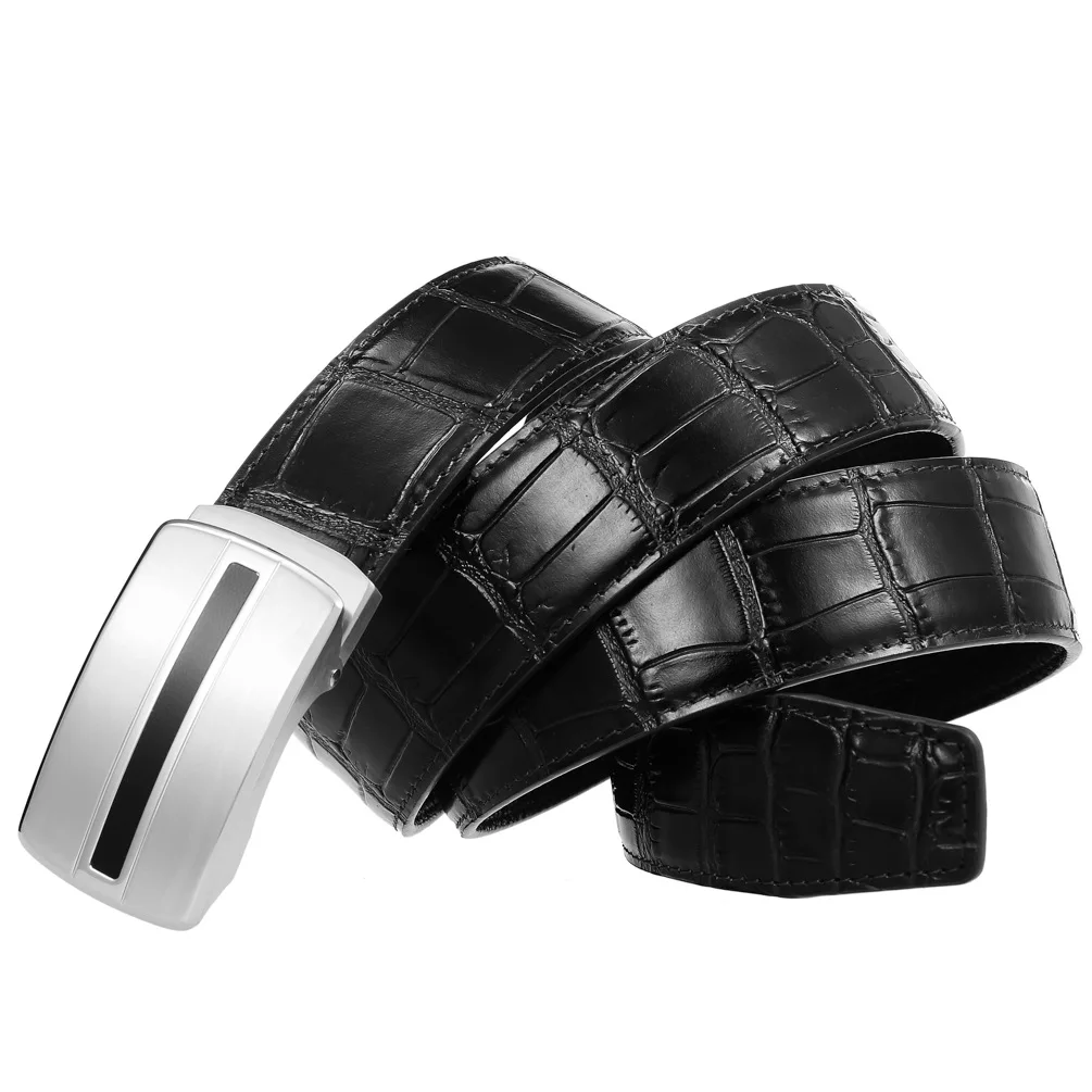 

FANGE Luxury Brand Senior Men Belt High Quality Male Cowskin Leather Belt With Stainless Steel Automatic Buckle Fashion FG6007-2