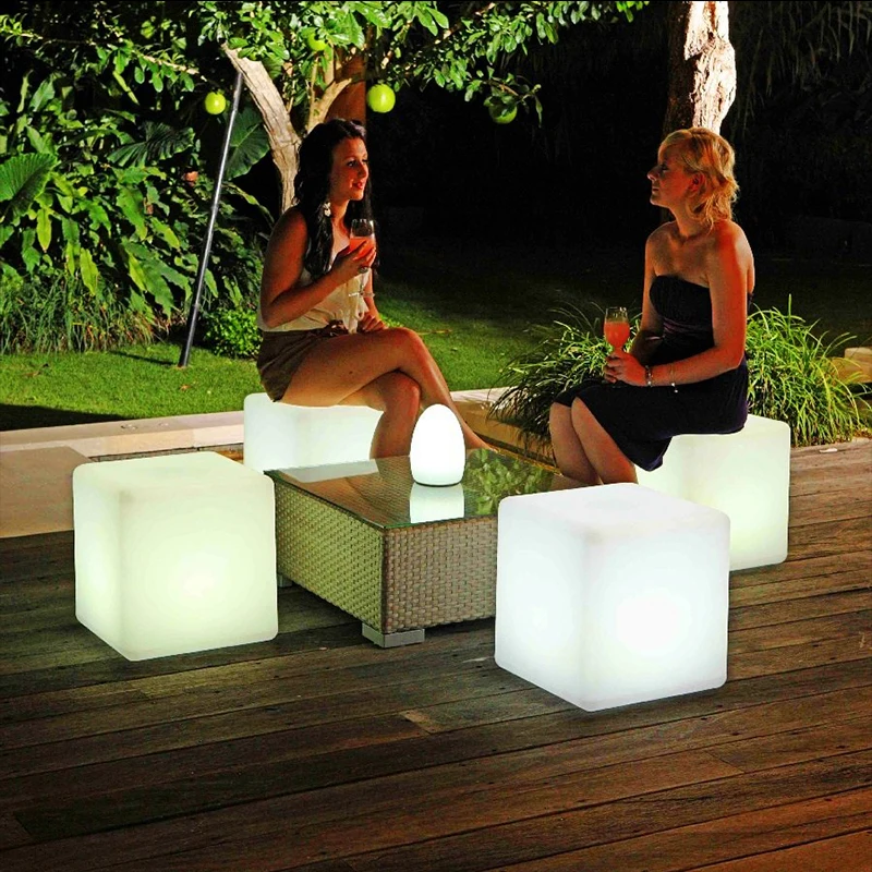 Kopen Night Club Outdoor Opblaasbare Decoratie Party Led Cube/Led Stoel/Led Bar Tafel 20Cm (7.9 '') Brand New