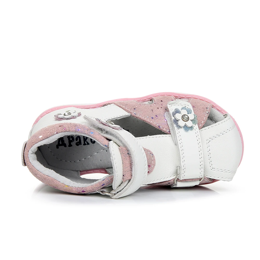 Летние сандалии APAKOWA для девочек с поддержкой свода стопы дышащие малышей