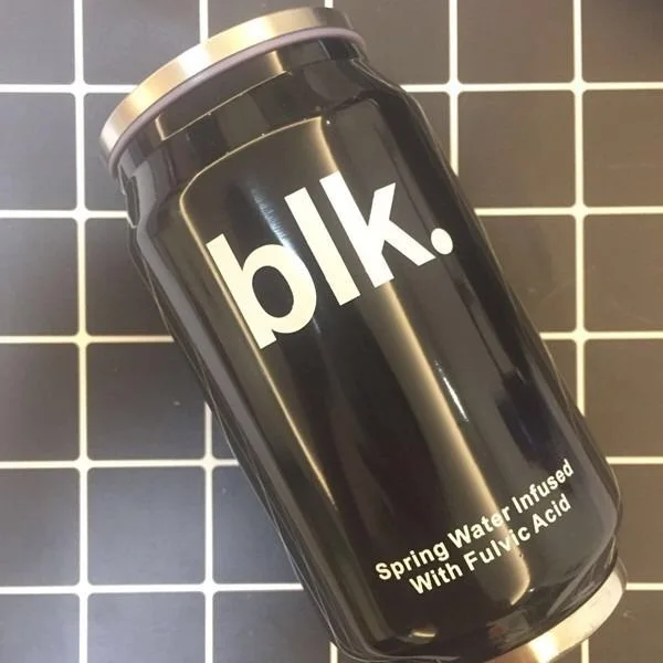 black blk Креативная модная термоизоляционная вакуумная колба из нержавеющей стали бутылка для напитков с соломенной щеткой термос герметичный на заказ - Цвет: black blk