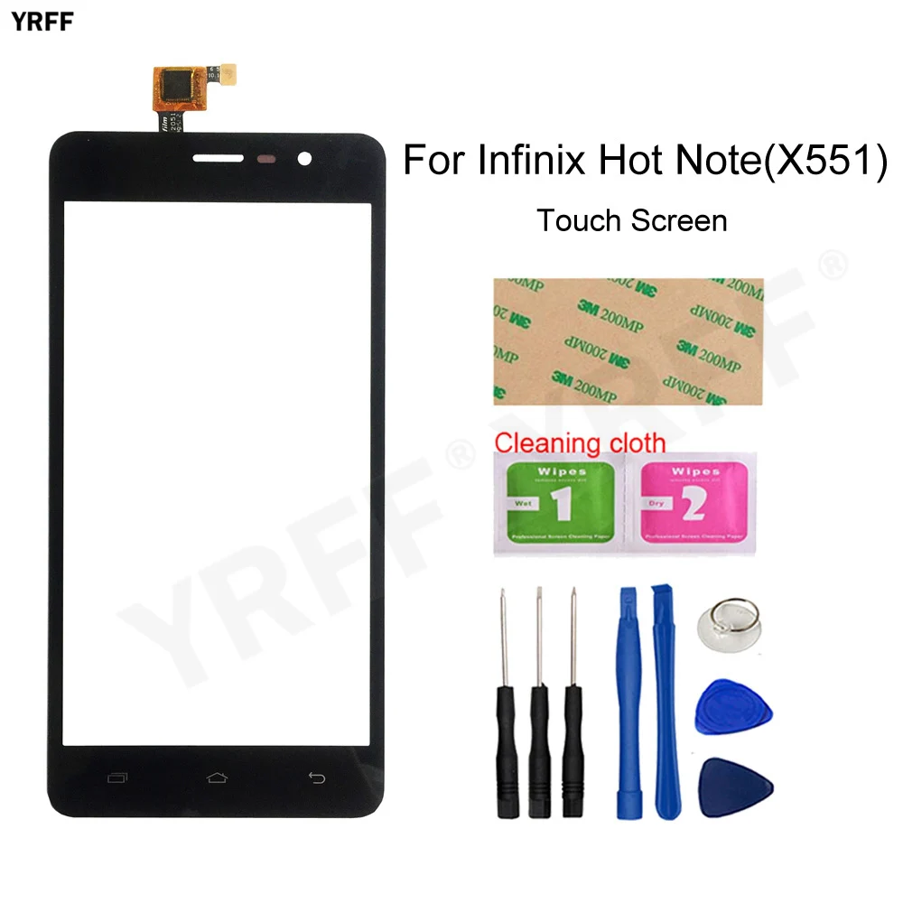 

Phone Repair Screens Parts For Infinix Hot note X551 Touch Screen Digitizer X551 Front Glass Panel Lens Sensor Free Shipping
