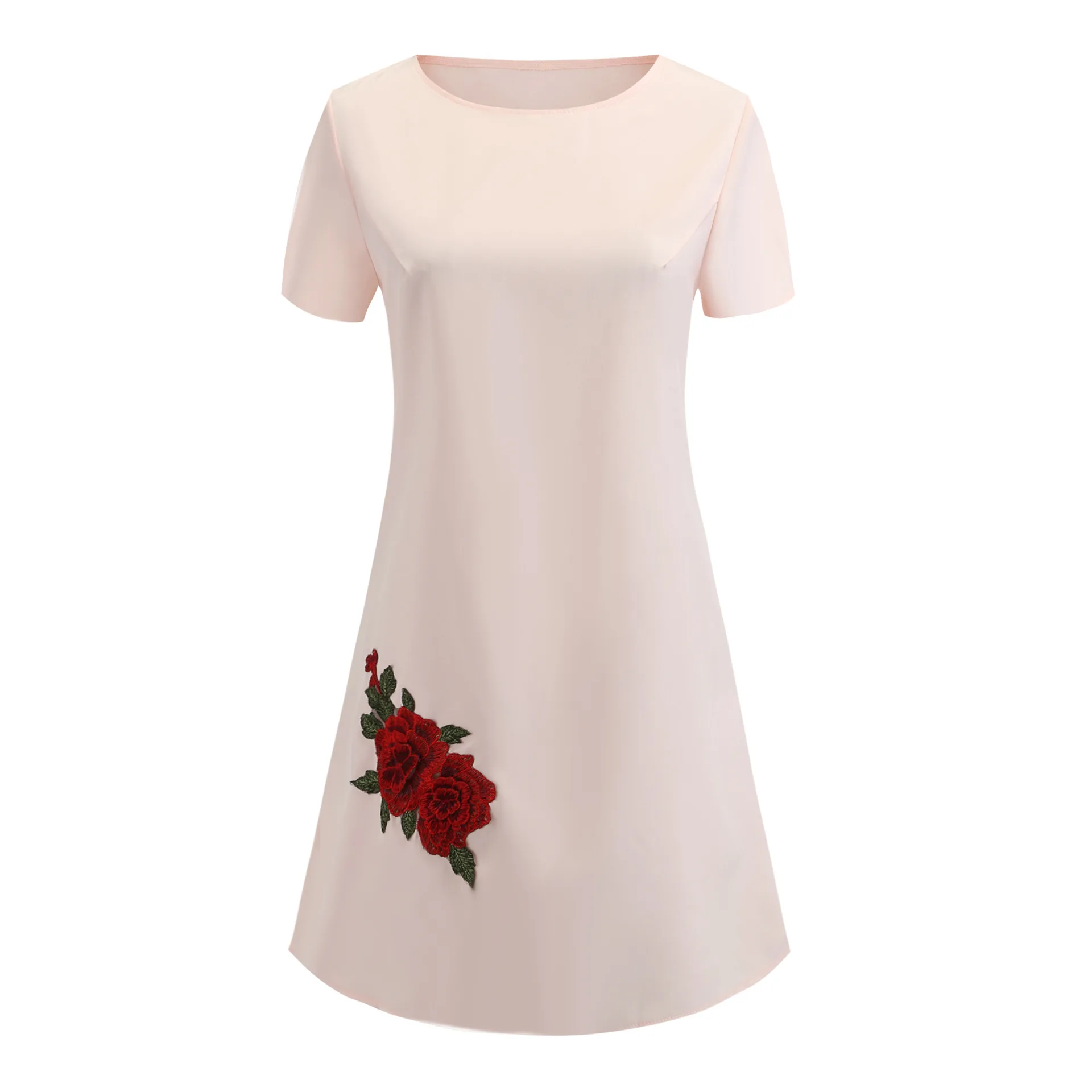 

Dress Women Rose Valentine's Day Gift Vintage Floral Casual Fashion Plus Dresses Woman Party Night Vintage Clothes