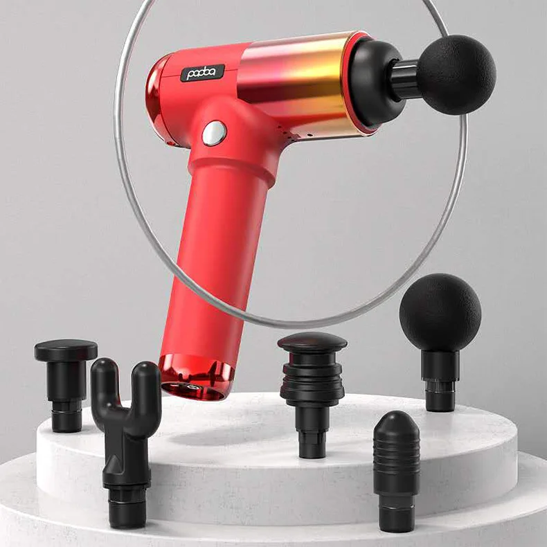 

High quality Massage Gun Fascia Gun Sport Therapy Muscle Massager Body Relaxation Pain Relief Slimming Shaping Massager