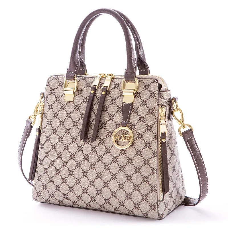 

Genuine Leather Women Buckets 2021 New Fashion Classical Plaid Single Shoulder Bags Ladies Famous Handbags Channels Handbags Gg