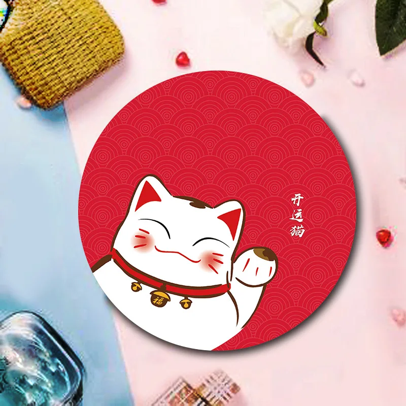 

Cartoon Pink Mouse Pad Non-slip Mouse Pads Round Mousepad Office Mice Pad Rubber Home Computer Mouse Pad