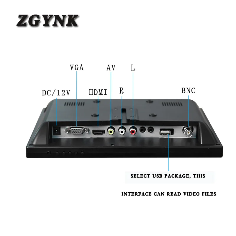 9,7/10,1 дюймов HDMI BNC VGA промышленный безопасный жк-монитор высокой четкости компьютерные мониторы