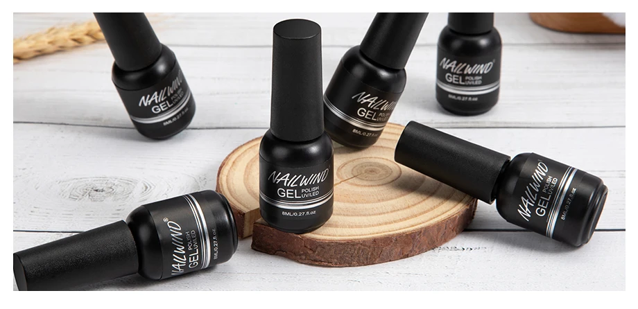 NAILWIND Гибридный лак набор все для маникюра Полупостоянный гель uv Vernis светодиодный гель лак впитывающийся художественный Гель-лак для ногтей