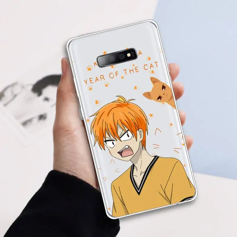 

Fruits Basket Kyo Sohma anime Phone Case Transparent For Samsung Galaxy A 71 21s S note 8 9 10 plus 20 ultra luxury shell coque