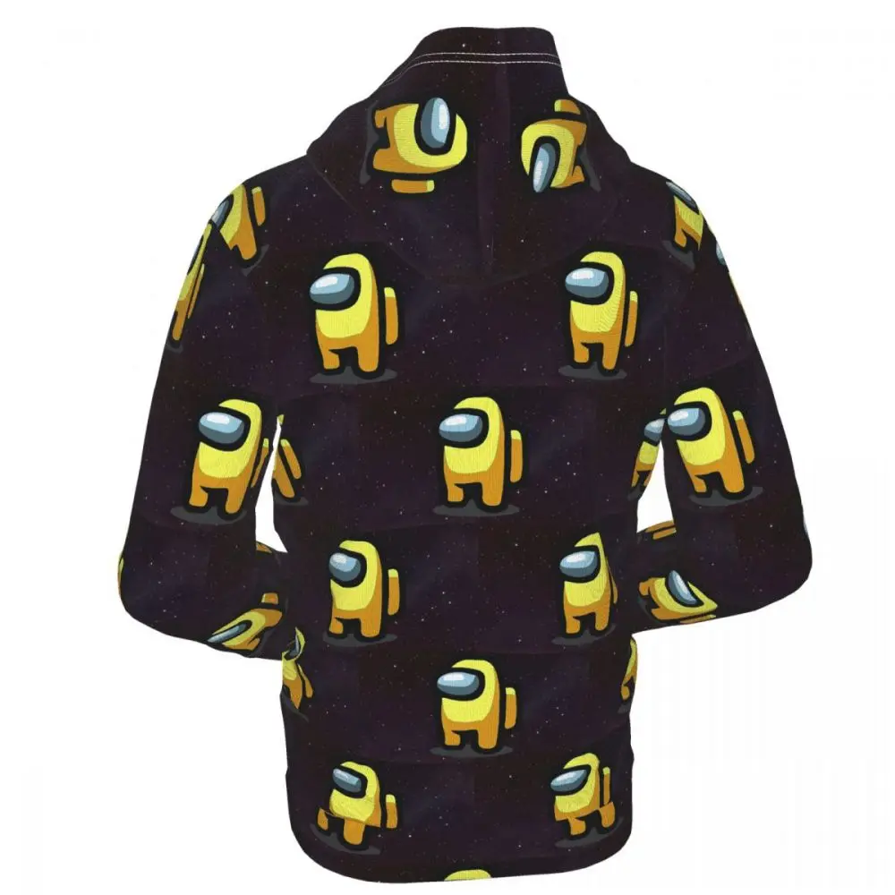 

Among Us Hoodie Sweatshirt Pullover for Men Game Apparel 3D Long Sleeve For Boy Round Neck Funny Comic Teenage Zipper Hoodie