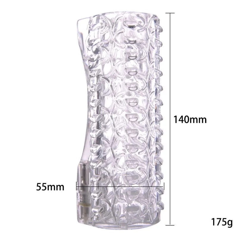 Penis Sleeve Cock Ring Vibrator Vagina Anus Channel Trainer Stimulator Sex Toys for Men Ejaculation Delay Male Masturbator | Красота и